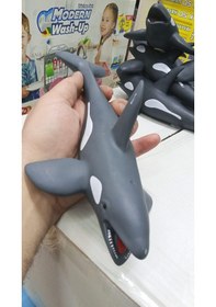 Resim Plastik Oyuncak Büyük Boy Hayvan Orka Katil Balina 23 Cm 
