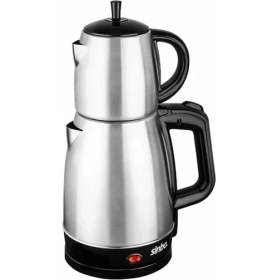 Resim Shopwave STM-5831 Elektrikli Çelik Çay Makinesi Çaycı 1.7lt + 0.7lt Çay Süzgeçli (5047) 