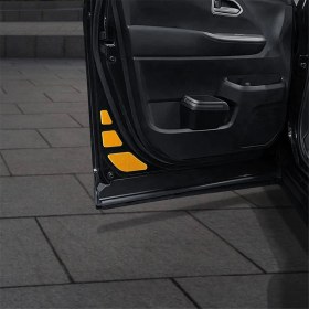 Resim Luenaarry Araba Kapısı Uyarı Yansıtıcı Etiket Sarı Için Güvenlik (Yurt Dışından) 