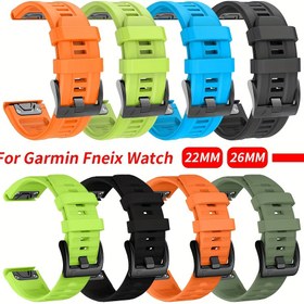 Resim QuickFit 22mm 26mm Fenix 8 E 47mm 51mm Yumuşak Kayış, Fenix 7 7X 5Plus 6XPro Epix Gen 2 Enduro 2 Tactix 7 Bileklik Saat Kayışı 