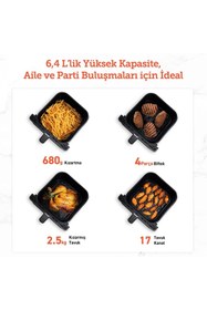 Resim COSORI Dual Blaze AirFryer 6.4 lt Yağsız Fritöz 