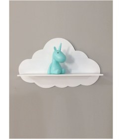 Resim Jaju Baby Bulut Raf Beyaz 45x25cm / Çocuk Odası Aksesuar 