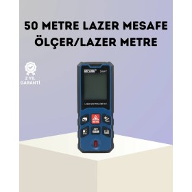 Resim İlk El Grup Ieg™ Lazer Metre 50 mt Hassas ve Hızlı Ölçüm Özellikli 