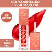 Resim Maybelline New York Sunkisser Hazy Matte Likit Allık - 36 Spicy Red 