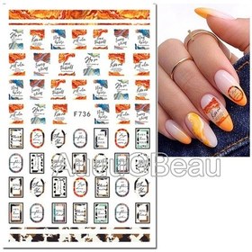 Resim 3d Nail Art Çıkartmaları Geometrik Çizgiler Hindistan Cevizi Ağacı Avuç İçi Yapraklar Çiçekler Yapışkanlı Kaydırıcılar Tırnak Çıkartmalar Dekore Edilmiş Manikür Şarap Kırmızı Chına 