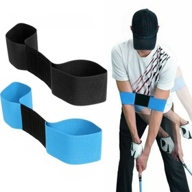 Resim Golf Swing Trainer Kol Bandı - Erkekler ve Kadınlar için Profesyonel Elastik Jest Düzeltici ile Svinginizi Geliştirin 