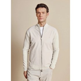 Resim Brooks Brothers Gri Erkek Bato Yaka Standart Fit Hırka BBFW25MKS005 