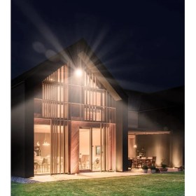 Resim 220 Volt-50 W 6500K IP66 150* Işık Açısı Siyah Kasa Beyaz LED Projektör %100 Yerli Türk Malı 