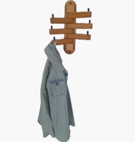 Resim Duvara Monte Ahşap Elbise Askısı Portmanto Askılık Dekoratif Askı 