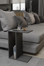 Resim alpaevmobilya C Tasarım Koltuk Yanı Sehpa, Kitaplıklı, Modern Laptop & Kahve Sehpası, Orta Sehpa, Yan Sehpa 