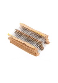 Resim Mufunye 860 Adet 1/4w Karbon Filmi Direnc Paketi - 43 Farklı Değer 1ω-1mω - Elektronik Tamir Ve Dıy İçin 