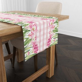 Resim Evmila Çiçek Desenli Runner Modeli - 40x140 cm 