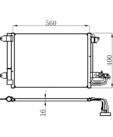 Resim Oris Matrixzn Klima Kondenseri A3-Leon-Toledo-Octavia-Caddy Iii-Golf V-Vi-Jetta Iv-Touran 