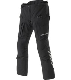 Resim Clover Scout-4 Wp Korumalı Motosiklet Pantolonu Kısa Bacak Siyah 