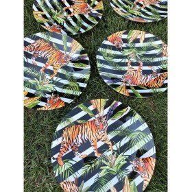 Resim Lucky Art Lyzı 002 Jungle 21 cm Tabak 6lı 