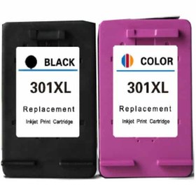 Resim HP 301XL SİYAH RENKLİ MUADİL 2 Lİ 
