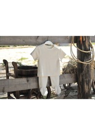 Resim Naturaborn Gots Organik Sertifikalı Bebek T-Shirt (456444559) Bej 