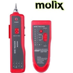Resim Molix Lüks Çantalı Kablo Bulucu Ve Tester 