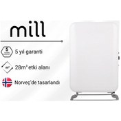Resim Mill Elektrikli Taşınabilir Yağlı Radyatör Isıtıcı Wifi Bağlantılı 