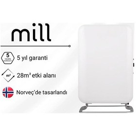Resim Mill Elektrikli Taşınabilir Yağlı Radyatör Isıtıcı Wifi Bağlantılı 