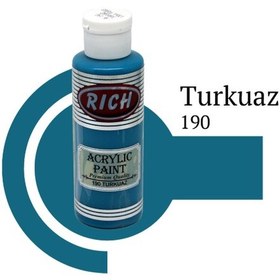 Resim Rich Master Akrilik Boya 120 Cc. 190 Turkuaz 