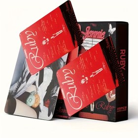 Resim 55 K-Pop JENNIE Studio Ruby 1st Studio Album LOMO Kartları Kutusu - Aile Yapımı İçin Küçük Kartlar Koleksiyonu, Şarkı Sözleri, Portreler ve Fotoğraflar Dahil, Yeni Yıl, Noel, Tebrik Kartı İçin Uygun 