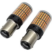 Resim 12V 1016 Ampul 144 Ledli Turuncu Canbus 2 Ad N11.294 