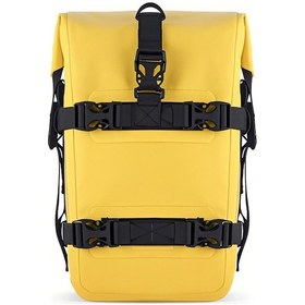 Resim Konesam Su Geçirmez 5l Motosiklet Çerçeve Çantası, Evrensel Motosiklet Aksesuarı, Hafif Ve Dayanıklı Taşıma Çözümü Sarı 