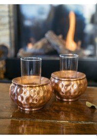 Resim Bakır Ehlikeyf Gamzeli Model Mat Bakır Renk Metalik 