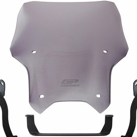 Resim GP Kompozit CF Moto 250 NK 2018-2022 Uyumlu Spor Ön Cam Füme 33 cm 