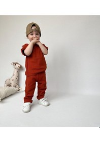 Resim MiaBaby Kısa Kol Taytlı Takım Mia2xtytk Kiremit 