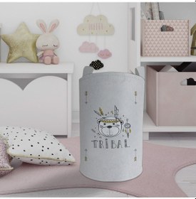 Resim Mekta Home Bebek Ve Çocuk Odası Tribal Desenli Oyuncak Sepeti Renkli Çok Renkli 