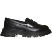 Resim Fabrika Siyah Kadın Loafer TABOA 