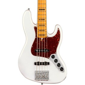 Resim Fender American Ultra Jazz Bass V 5 Telli Bas Gitar - Arctic Pearl / Maple 
