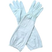 Resim Suntek Arıcılık Eldivenleri Araçları El Koruması Beyaz 