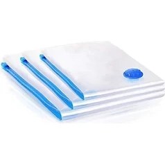 Resim Mcreative (3 Adet) Orta Boy (50 cm x 70 cm) Vakumlu Poşet - Vakumlu Hurç - Vakumlu Torba 