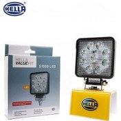 Resim Hella 10V-30V Çalışma Lambası 9 x 3W Power Ledli Kare 106x106 N11.1408 