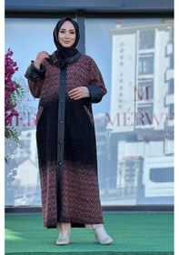 Resim Misswhence 36521 Kaşe Kaban Çok Renkli 