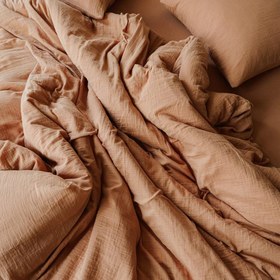 Resim Allure Müslin Pamuk Nevresim Takımı Somon - King Size 240x220 cm 