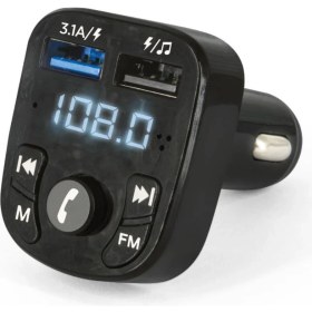 Resim Jopus F8 Fm Transmitter Bluetooth Araç Kiti 4.0 Micro Sd USB Yüksek Hızlı Şarj 