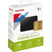 Resim Toshiba Canvio Basics HDTB410EK3AB 1 TB 2.5" USB 3.2 Gen 1 Taşınabilir Disk + Type-C Adaptör 