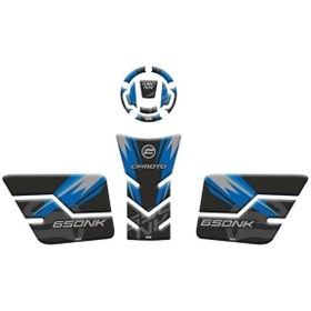 Resim GOGOPREMİUM CF MOTO 650 NK 2022 - 2023 UYUMLU TANK PAD SET 002 
