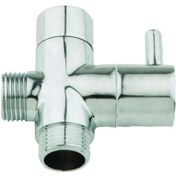 Resim İtimat 970A Duş Seti Çift Başlı Yönlendirici Krom 