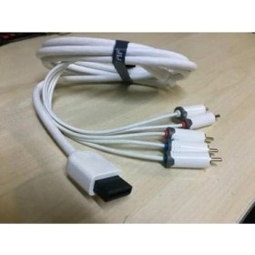 Resim TeknoKapsül Ekstra Kaliteli 2 Metre Wii Component Kablo 5 Rca 