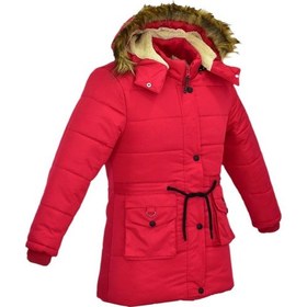 Resim Kız Çocuk Kapüşonlu Mont Bs-2022 001 
