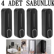 Resim mrtbilisim Duşakabin Sabunluk Duşjeli Dağıtıcı 350ml Sabunluk Duvara Monte Şampuan Sıvı Sabun Şişesi 4 Adet 
