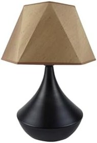 Resim vinner Gold Kaplama Burgulu Metal Modern Abajur Prizma Başlık - Siyah VNRGLDBRGABJ032 