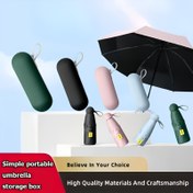 Resim Şemsiye Organizatör Çantası - Taşınabilir Kılıflı, İnce ve Dayanıklı Plastik, Rüzgara Karşı Tasarım Kompakt Seyahat Kabini Ergonomic Saplı ve Asma Halkalı ile Günlük Kullanım ya da Yolculuklar için (Pembe, Mavi, Yeşil, Siyah) Noel Cadılar Bayramı hediyesi 