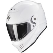 Resim Scorpion Covert Fx Kapalı Motosiklet Kaskı Beyaz 