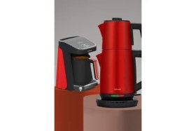 Resim Goldmaster Royal Parlak Kırmızı 17 Parça Avantajlı Elektronik Evlilik Paketi Elektrikli Mutfak Çeyiz Seti 